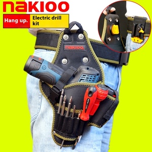 Kit de herramientas de carpintería eléctrico multifuncional personalizado, riñonera, bolso de mano grueso para uso especial, diseño colgante rápido para - Product Image 1