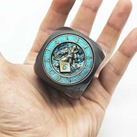 Dernière tendance 7 en 1 carré écologique Spinner mdn jeu de dés avec dés en métal D6 pour les jeux du mdn