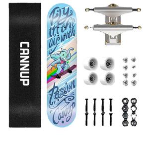 Canup Skateboard en forme de bâtonnet de glace, 8,0 pouces, moulage par gravité, durable, pour le skate de rue, pour enfants et adultes - Product Image 1