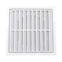 Diffuseur de plafond moderne en plastique, grille de ventilation par gravité pour pièces de ventilation CVC extérieures et de sous-sol