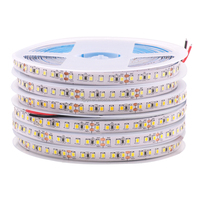 Bande lumineuse Flexible à LED, 5M, DC 12V, 24V, 2835, 60/120/240/480, chaude, naturelle, froide, blanche