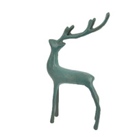 Statues de cerfs dorés en fonte personnalisées, statues de rennes en métal, décorations pour la maison, accents décoratifs de Noël, artisanat