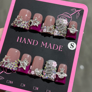 Venta al por mayor 10 Uds <span class=keywords><strong>colores</strong></span> <span class=keywords><strong>de</strong></span> Halloween diseño único pato hecho a mano a presión <span class=keywords><strong>uñas</strong></span> postizas <span class=keywords><strong>uñas</strong></span> artificiales <span class=keywords><strong>para</strong></span> los dedos - Product Image 3