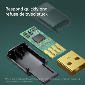 Hg USB <span class=keywords><strong>Bluetooth</strong></span> 5.0 Dongle adaptador máy tính xách tay loa không dây USB <span class=keywords><strong>Bluetooth</strong></span> thu âm thanh transmitter cho TV - Product Image 6