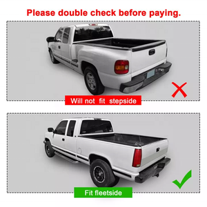 Bumper posteriore Roll Pan <span class=keywords><strong>w</strong></span>/LED licenza 1999 2006 Chevy Silverado GMC Sierra 1500 - Product Image 6