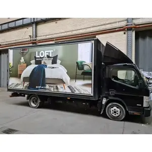 Mobile Advertising Schermo a Led pubblicità esterna camion Top tetto auto schermo Display a Led con doppio Display lato auto