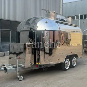 Carrito de Comida Eléctrico de Acero Inoxidable para Negocios, Remolque de Comida Móvil para Viajes Familiares en Venta - Product Image 2