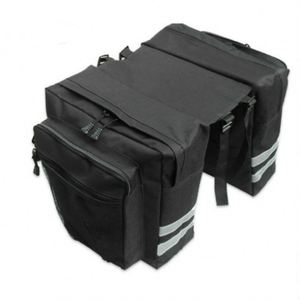Bolsa Trasera para Bicicleta, Bolsa Doble para Bicicleta de Montaña, Material de Lona, Capacidad de 30-40L - Product Image 1