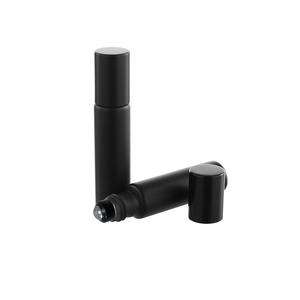 ขวดลูกกลิ้งแก้วสีดำด้าน10มล. สุดหรูสำหรับน้ำมันหอมระเหยน้ำหอม - Product Image 6