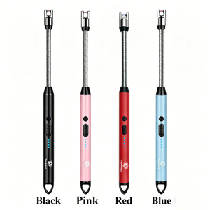 Briquet électrique rechargeable avec affichage LED de la batterie, interrupteur de sécurité, col flexible, pour bougies, grils, cuisinières à gaz et la cuisson - Product Image 5