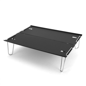 Siêu nhẹ gấp bảng nhôm hợp kim di động cắm trại bên bảng <span class=keywords><strong>mini</strong></span> ráp bảng ngoài trời - Product Image 4