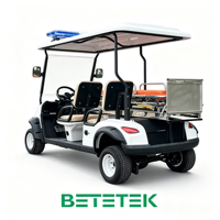 Ambulance d'urgence avec brancard, chariot de golf électrique, chariot de golf pour sentiers non publics