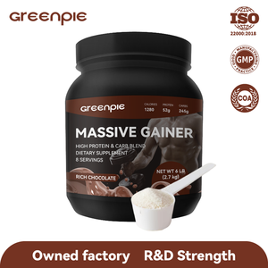 Greenpie Massive Gainer High <strong>Protein</strong> Carb Blend Super Dietary Supplement <strong>Protein</strong> <strong>Powder</strong> Vitamin C and Zinc for Immune Support - Product Image 4