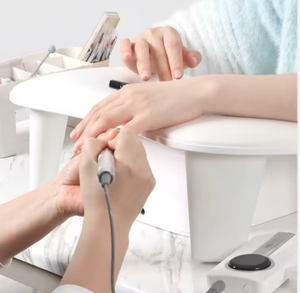 YK701, Lijadora de Uñas Profesional de 40000 RPM, Torno Eléctrico para <span class=keywords><strong>Manicura</strong></span> y Pedicura, Máquina de Taladro Rotatorio para Uñas de Gel Acrílico - Product Image 6