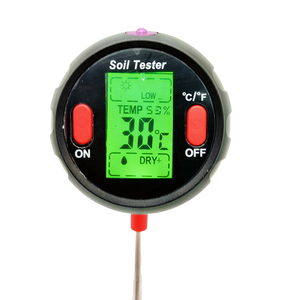Testeur numérique de sol 5 en 1 pH, humidité, capteur de lumière avec écran LED OEM pour outils de ferme, jardin, champ - Product Image 2