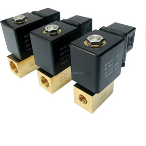 Électrovanne haute pression <span class=keywords><strong>2</strong></span> voies 1/4 3/8 1/<span class=keywords><strong>2</strong></span> BSP 12V <span class=keywords><strong>24V</strong></span> DC AC220V JT22-02 de fermeture normale 80bar