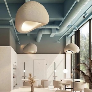 2026 mới Nhật Bản wabi Sabi Đèn chùm phòng khách nhà hàng Trần Đèn hiện đại tối giản Homestay thanh thiết kế ánh sáng mặt dây chuyền - Product Image 4