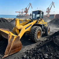Komatsu WA380 Gebrauchter Radlader mit Salzbeständiger Marinebeschichtung und Versiegeltem Kabelbaum für Küstenhafthaltung