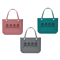 Sac fourre-tout en EVA à motif fantôme d'Halloween, design ajouré élégant, sac à main polyvalent pour les fêtes et l'usage quotidien