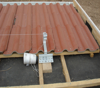 Support de fixation solaire en gros pour toiture en tuiles, rail PV, installation sur toit, fourniture d'usine OEM