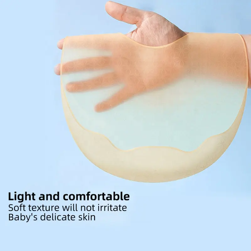 Bavoir pour bébé en silicone Chine vente en gros prix compétitif imperméable pour bavoirs pour bébé tablier d'alimentation Ultra léger ménage jaune