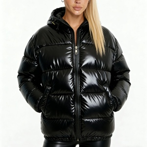 Manteau d'hiver à capuche en coton épais, couleur unie, résistant au froid, vêtements en coton haut de gamme, vêtements d'extérieur pour femmes, mode - Product Image 5