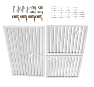 <span class=keywords><strong>Cache</strong></span>-climatiseur mural extérieur en aluminium sur mesure pour unité extérieure - Product Image 2