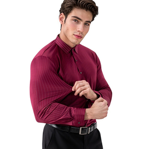 Camicia da Uomo a Maniche Lunghe Elasticizzata in Quattro Direzioni, Senza Pieghe, Qualità Export Simil-Seta, Sensazione <span class=keywords><strong>Verticale</strong></span>, Taglia Europea - Product Image 5