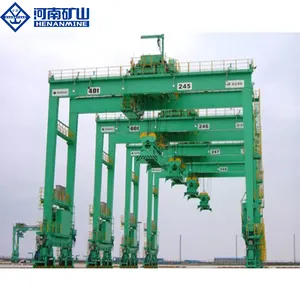 80ton 100 ton istif taşıyıcısı kauçuk tipi konteyner portal vinç 40 ton 45 ton rtg vinç fiyatı