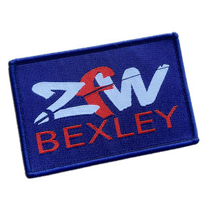 कस्टम लोगो डिजाइन गर्मी हस्तांतरण बुना हुआ कढ़ाई लेबल पैच कढ़ाई पैच कढ़ाई पैच पर लोहे - Product Image 4