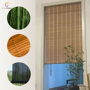 Paneles de Pared de Listones de Bambú Natural Ecológicos, Material de Pantalla de Bambú Tejido, Persianas de Bambú para Decoración de Restaurantes y Hoteles - Product Image 4
