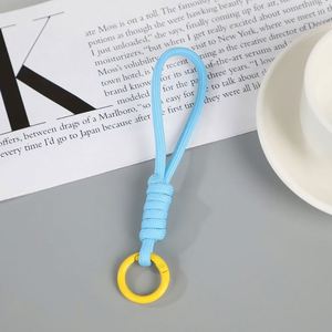 Wholesale Custom Hot Sale Hand Woven Keychain New Braided Rope Keychain Car Key Pendant Keyring - Product Image 3