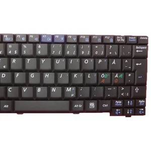 Laptop-Tastatur für Samsung NC10 ND10 N140 N128 N130 N110 N108 N135 Nordic NE V100560DK1 V100560DS1 BA59-02438D Schwarz