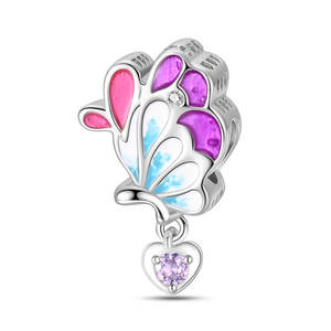 Hot Selling Luxury Designer <strong>Charm</strong> Bracelet Accessories Butterfly <strong>Charm</strong> Personalised Bead Cute <strong>Charms</strong> for Bracelet Making Jewelry - Product Image 5