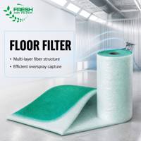 Nouveau rouleau de média filtrant professionnel en fibre de verre pour filtre à air, avec une efficacité de 95 % pour usage industriel