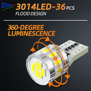 หลอดไฟ LED T10 W5W 194 168 Canbus ป้องกันการแจ้งเตือนความผิดพลาด 6500K สีขาว สำหรับไฟภายในรถยนต์ ไฟโดม ไฟประตู ไฟท้าย ไฟป้ายทะเบียน ขายส่ง - Product Image 5