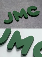 Lettres en métal personnalisées en acier inoxydable 3D, logo d'entreprise, enseigne avec bandes LED pour une utilisation intérieure/extérieure et une décoration