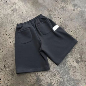 Short de <span class=keywords><strong>vélo</strong></span> pour hommes de haute qualité conception personnalisée poids lourd Baggy course sueurs pantalons courts été <span class=keywords><strong>français</strong></span> éponge solide teint uni - Product Image 3