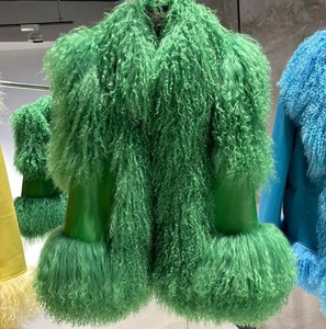 2025 Autumn <strong>Sleeveless</strong> Real Mongolia Sheep Fur Vest Women Genuine <strong>Leather</strong> Vest <strong>Jacket</strong> - Product Image 3