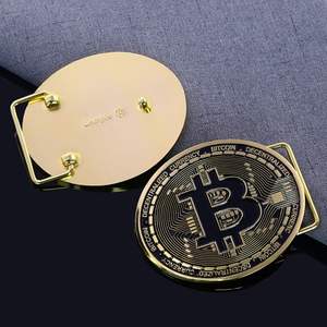 Fibbia per cintura a slitta 3D in metallo con nome in lega di zinco di alta qualità Logo personalizzato fibbia smaltata oro antico/nero per cinture - Product Image 4