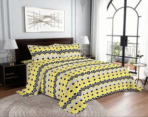 <span class=keywords><strong>Set</strong></span> di Lenzuola King Size Africa Coton 4 Pezzi Collezione Lilianna con Lenzuolo Piano e Federe - Product Image 1