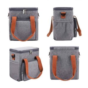 Sac isotherme portable pour pique-nique en plein air, sac à lunch thermique en aluminium anti-fuite - Product Image 4