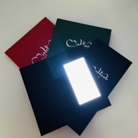 Supports de menu rétroéclairés à LED, personnalisés dans une variété de tailles pour les fournitures de Restaurant, hôtel et boîte de nuit