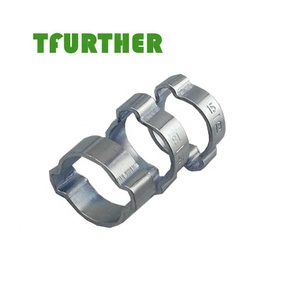 Colliers <span class=keywords><strong>de</strong></span> <span class=keywords><strong>serrage</strong></span> <span class=keywords><strong>à</strong></span> double <span class=keywords><strong>oreille</strong></span> fixes professionnels en acier inoxydable 100 pièces/approvisionnement ponctuel <span class=keywords><strong>de</strong></span> sac - Product Image 2
