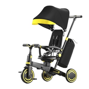 Poussette <span class=keywords><strong>Tricycle</strong></span> Pliable 4-en-1 en Plastique pour Bébé, Prix Fabricant, pour Enfants de <span class=keywords><strong>10</strong></span> <span class=keywords><strong>Mois</strong></span> à 6 Ans - Product Image 3