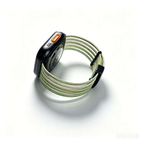 Bracelet de montre confortable en nylon avec fermeture magnétique, compatible avec la montre, réglable, respirant, bracelet de sport