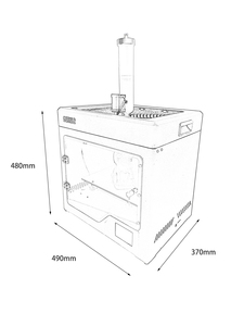 Imprimante 3D en argile Antinsky ZCC2000 avec écran tactile couleur de 3,5 pouces et taille d'impression de 230 mm * 160 mm * 200 mm, imprimante 3D en béton - Product Image 3