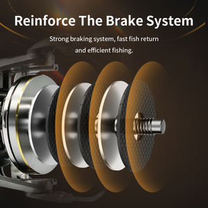 Moulinets de pêche à la traîne en eau salée et en eau douce, entièrement en métal, ultralégers, moulinets à lancer <span class=keywords><strong>pour</strong></span> le poisson-chat - Product Image 5