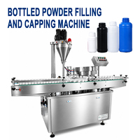Équipement automatique de remplissage de poudre sèche et de scellage de bouchons pour bouteilles et boîtes de conserve, doseur à vis pour poudres alimentaires et chimiques