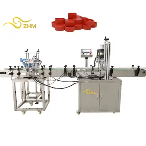 ZHM high quality automatic spray lid capping machine glass plastic bottle sealing machine with good price for sale